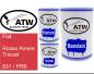 Preview: Fiat, Rosso Amore Tricoat, 831 / PRB: 500ml Lackdose + 500ml Klarlack + 250ml Härter - Set, von ATW Autoteile West.